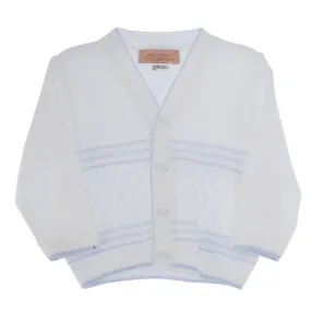 Carriage Boutique Baby Boy Pointelle Sweater