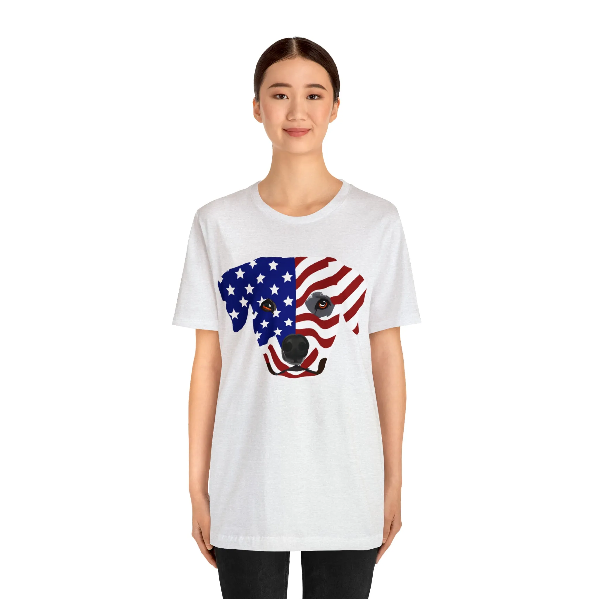 Express Your Patriotism and Love of Dogs with Dog Flag shirt: Independence Day, Fireworks, Freedom - Perfect for Women and Men