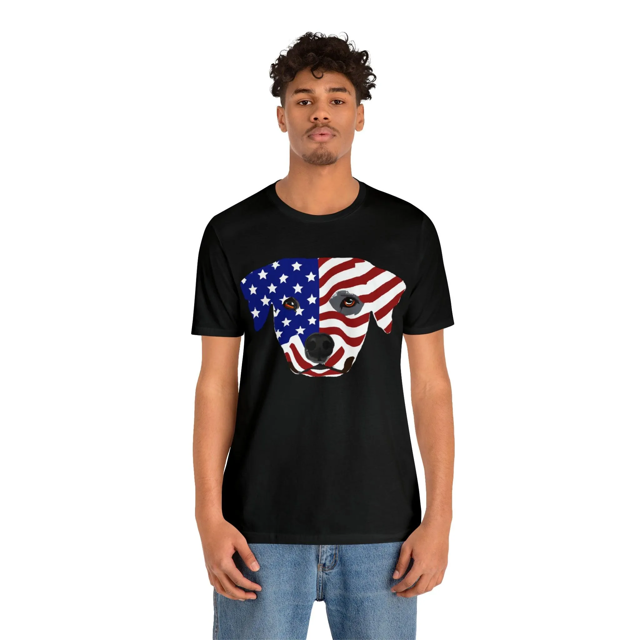 Express Your Patriotism and Love of Dogs with Dog Flag shirt: Independence Day, Fireworks, Freedom - Perfect for Women and Men