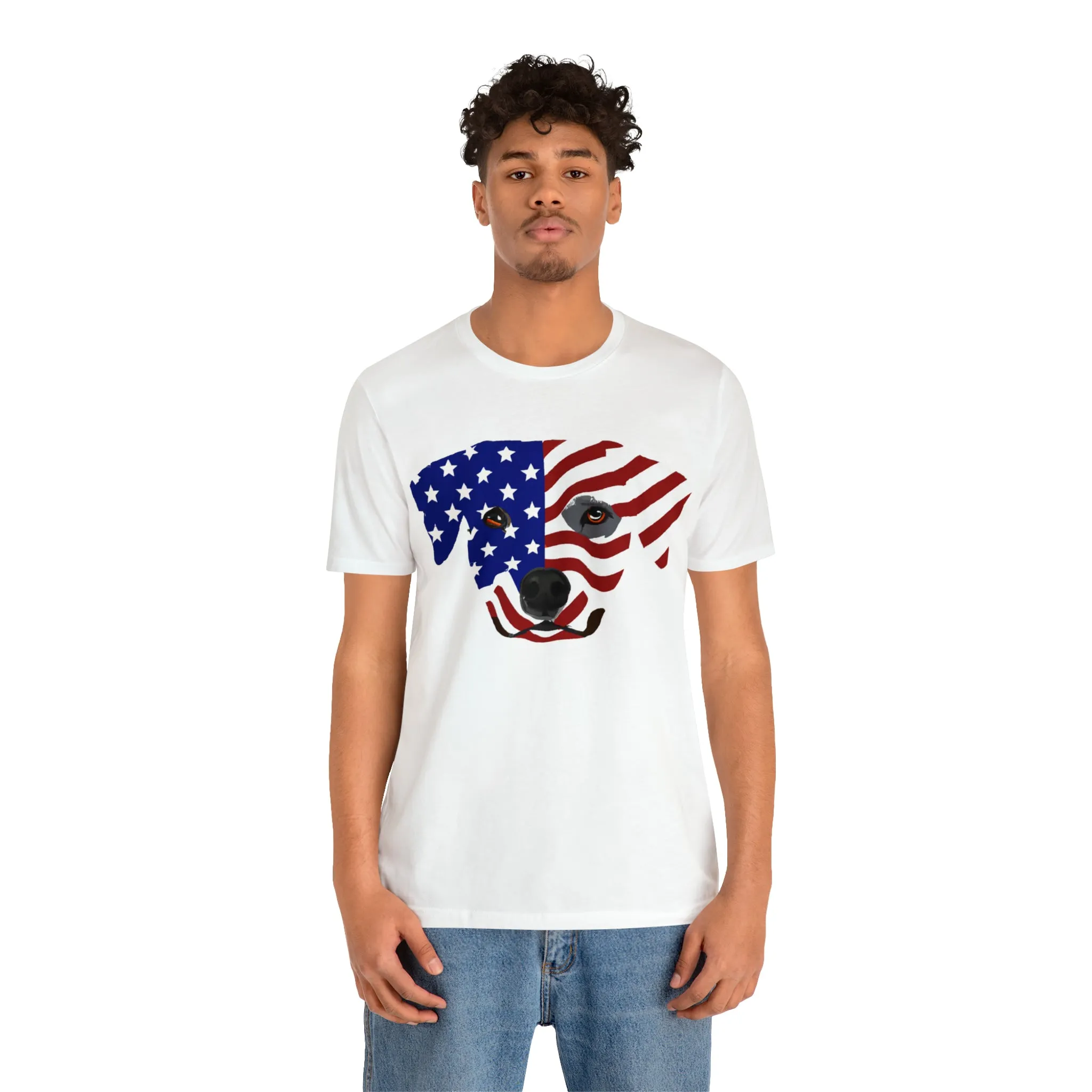 Express Your Patriotism and Love of Dogs with Dog Flag shirt: Independence Day, Fireworks, Freedom - Perfect for Women and Men
