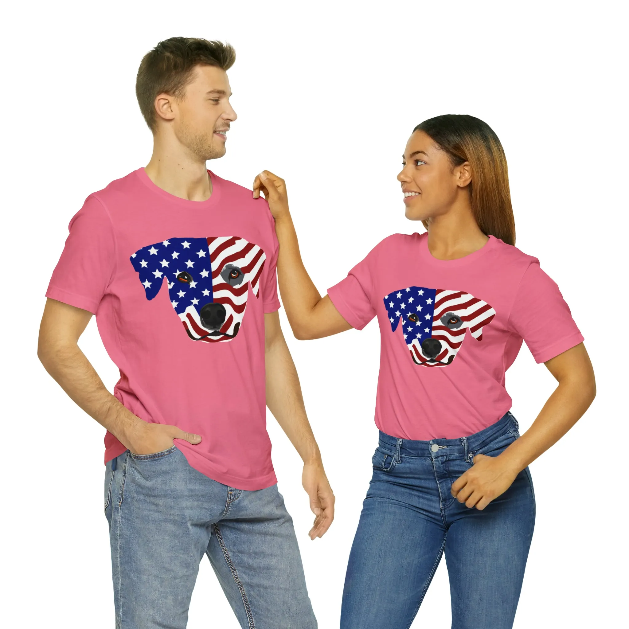 Express Your Patriotism and Love of Dogs with Dog Flag shirt: Independence Day, Fireworks, Freedom - Perfect for Women and Men