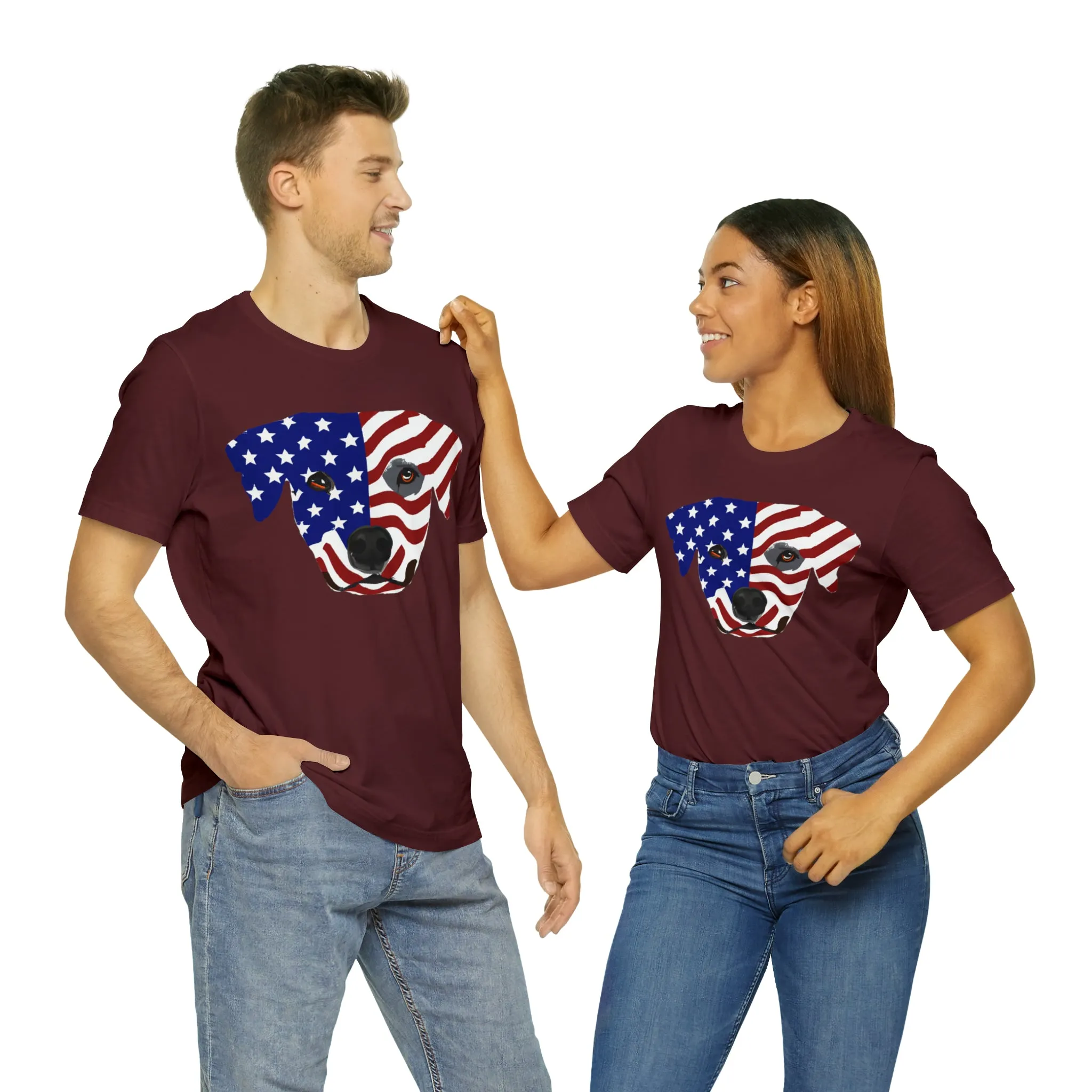 Express Your Patriotism and Love of Dogs with Dog Flag shirt: Independence Day, Fireworks, Freedom - Perfect for Women and Men