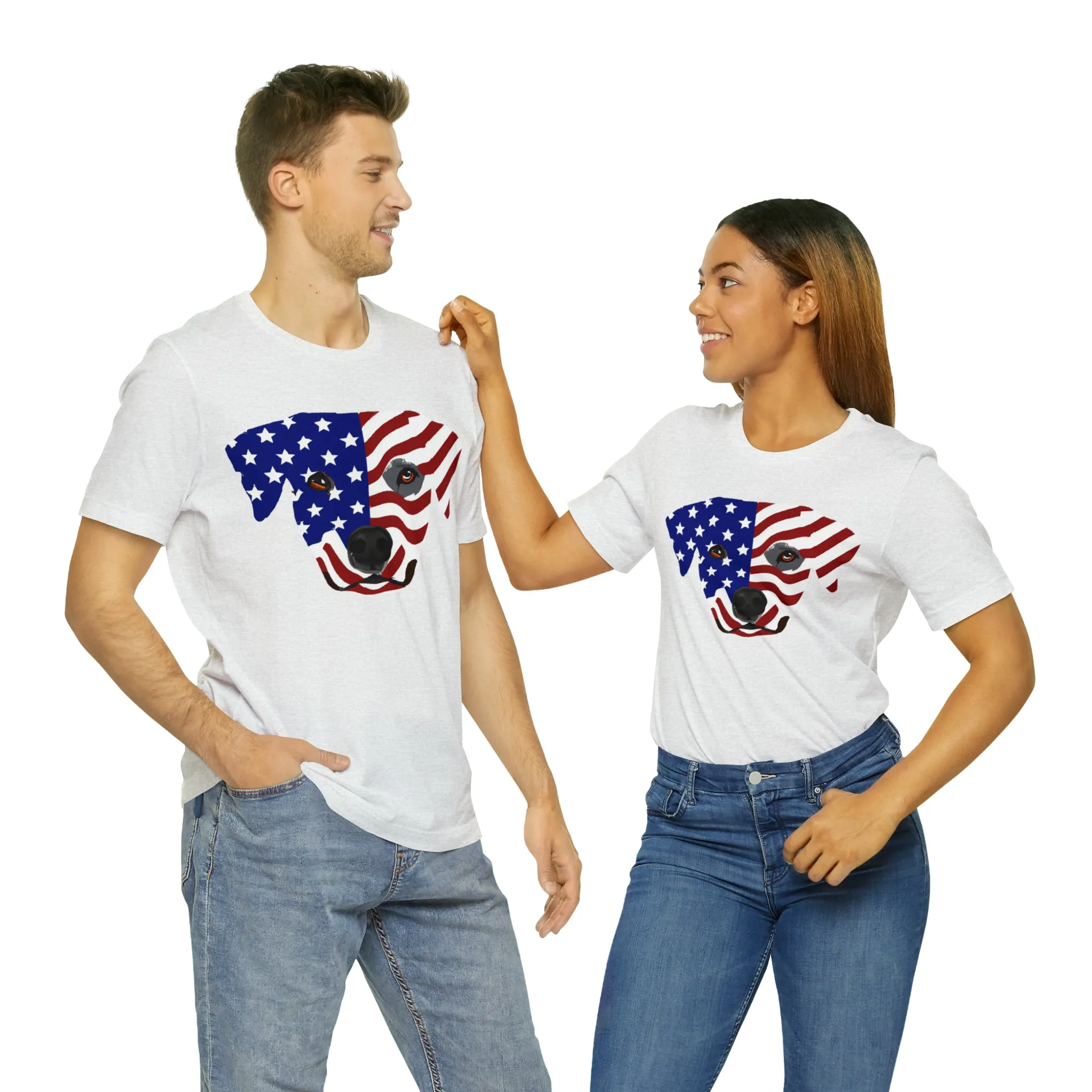 Express Your Patriotism and Love of Dogs with Dog Flag shirt: Independence Day, Fireworks, Freedom - Perfect for Women and Men