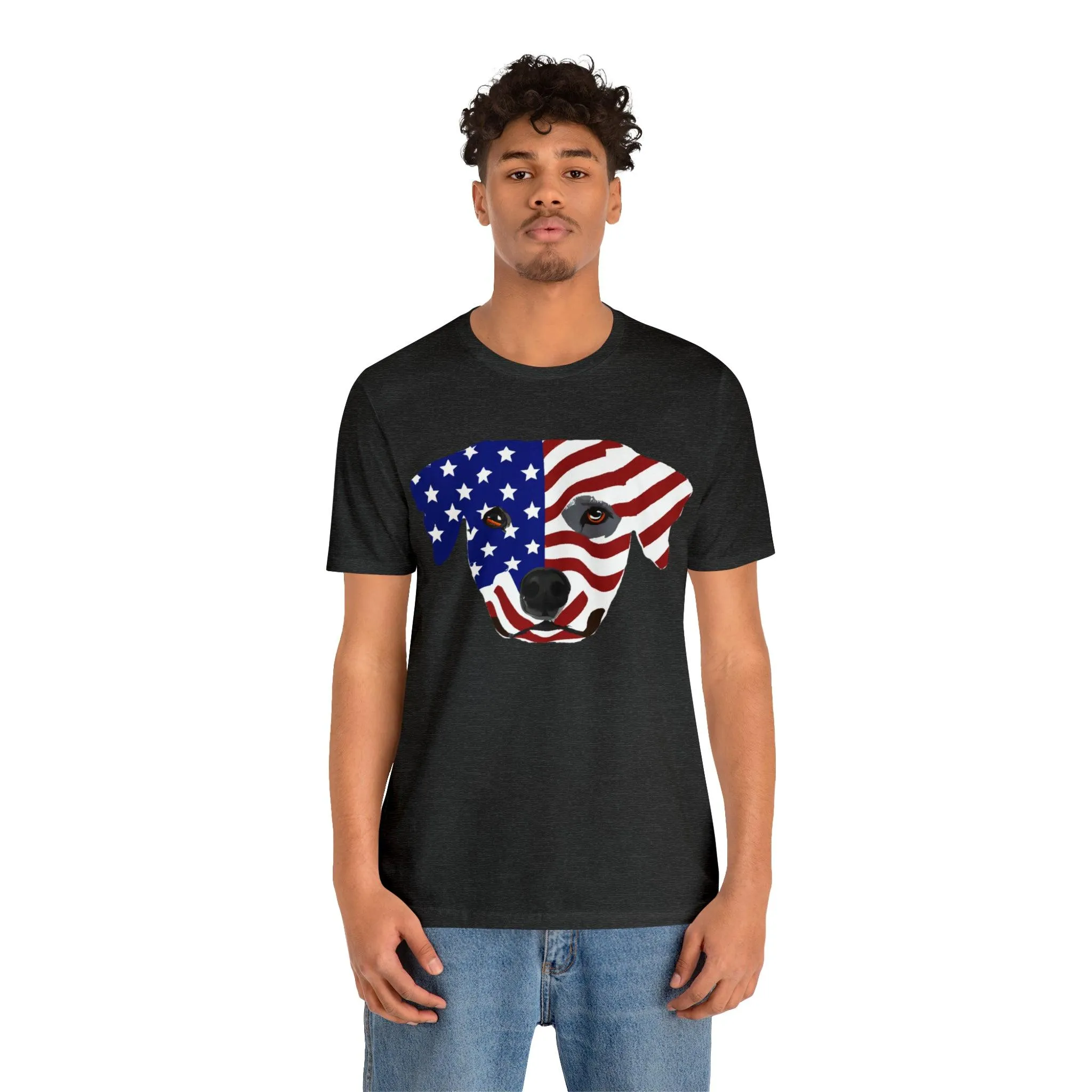 Express Your Patriotism and Love of Dogs with Dog Flag shirt: Independence Day, Fireworks, Freedom - Perfect for Women and Men
