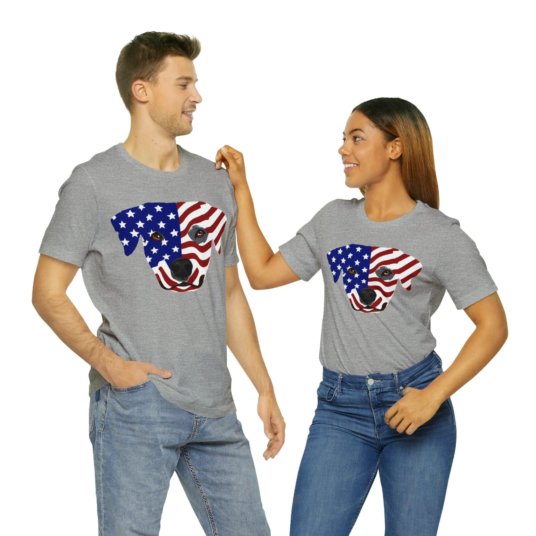 Express Your Patriotism and Love of Dogs with Dog Flag shirt: Independence Day, Fireworks, Freedom - Perfect for Women and Men
