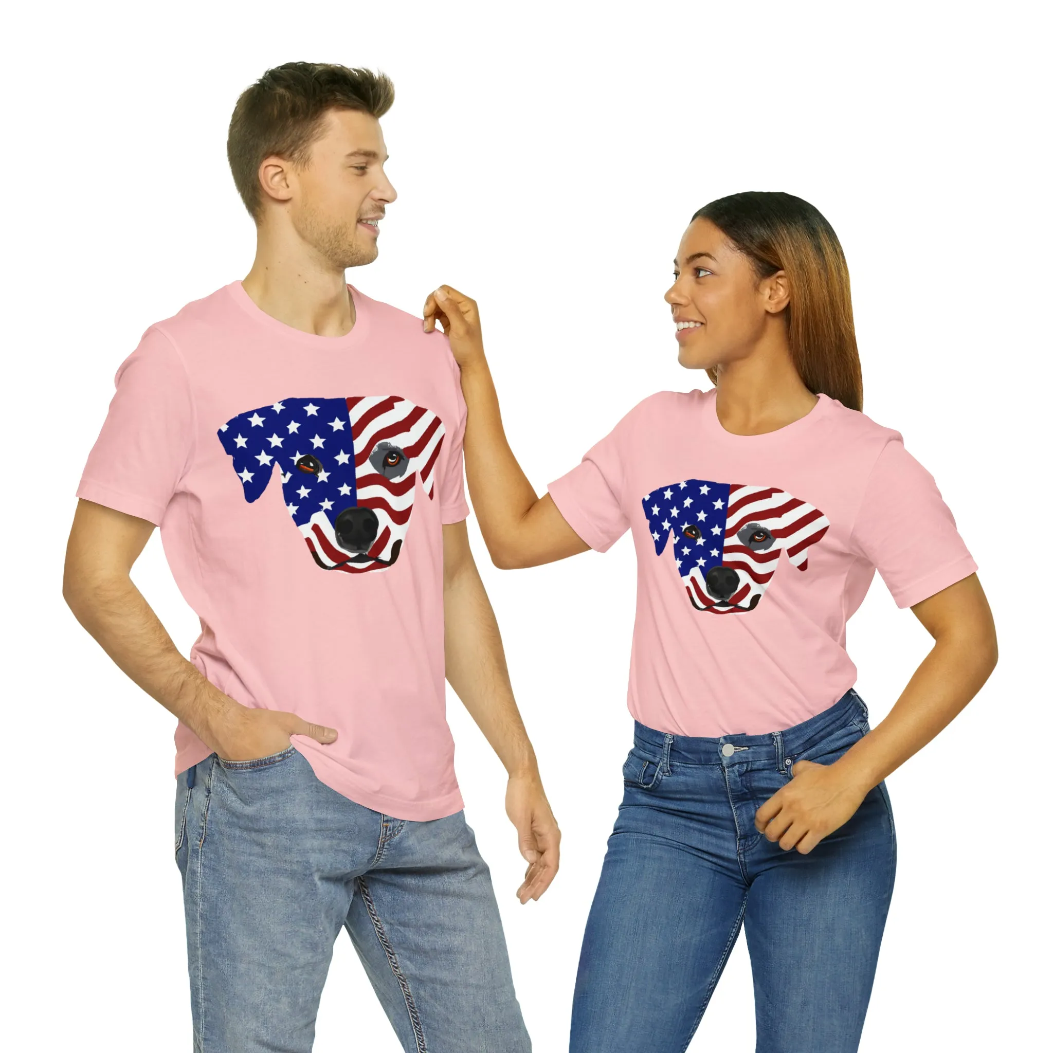 Express Your Patriotism and Love of Dogs with Dog Flag shirt: Independence Day, Fireworks, Freedom - Perfect for Women and Men