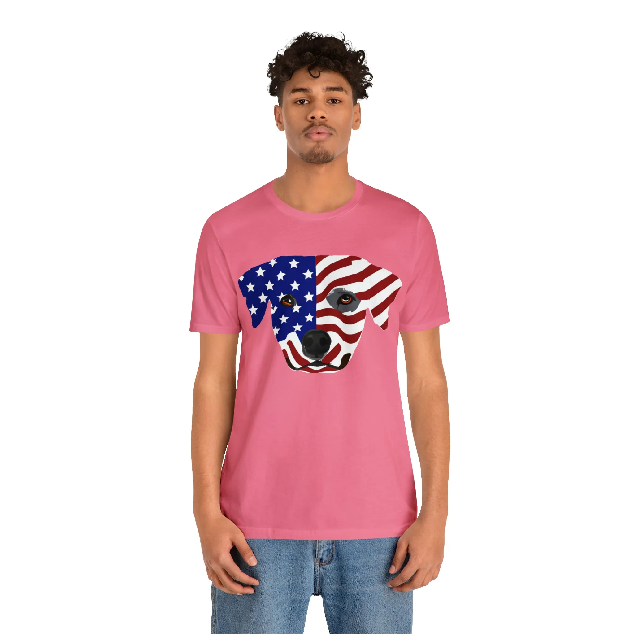 Express Your Patriotism and Love of Dogs with Dog Flag shirt: Independence Day, Fireworks, Freedom - Perfect for Women and Men