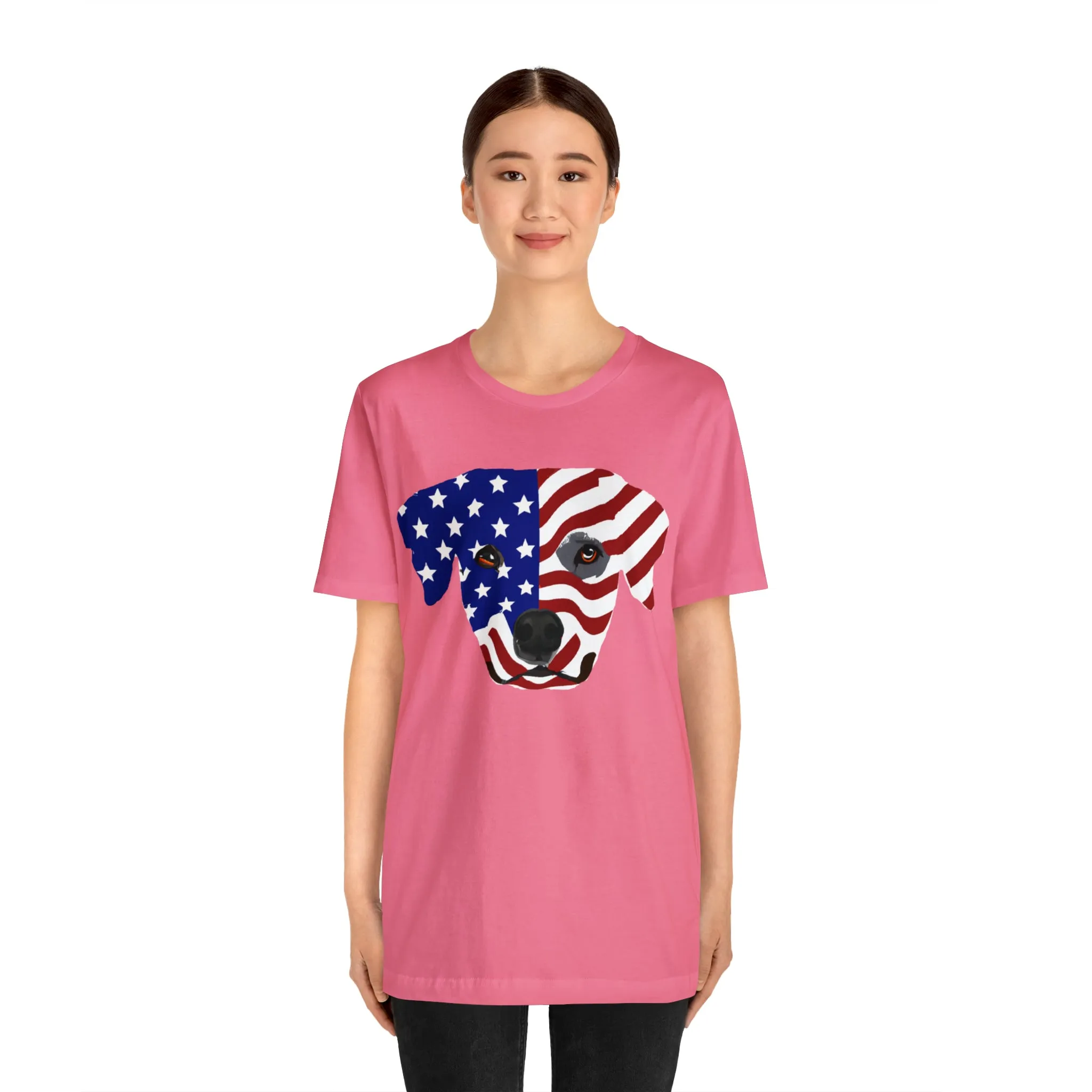 Express Your Patriotism and Love of Dogs with Dog Flag shirt: Independence Day, Fireworks, Freedom - Perfect for Women and Men