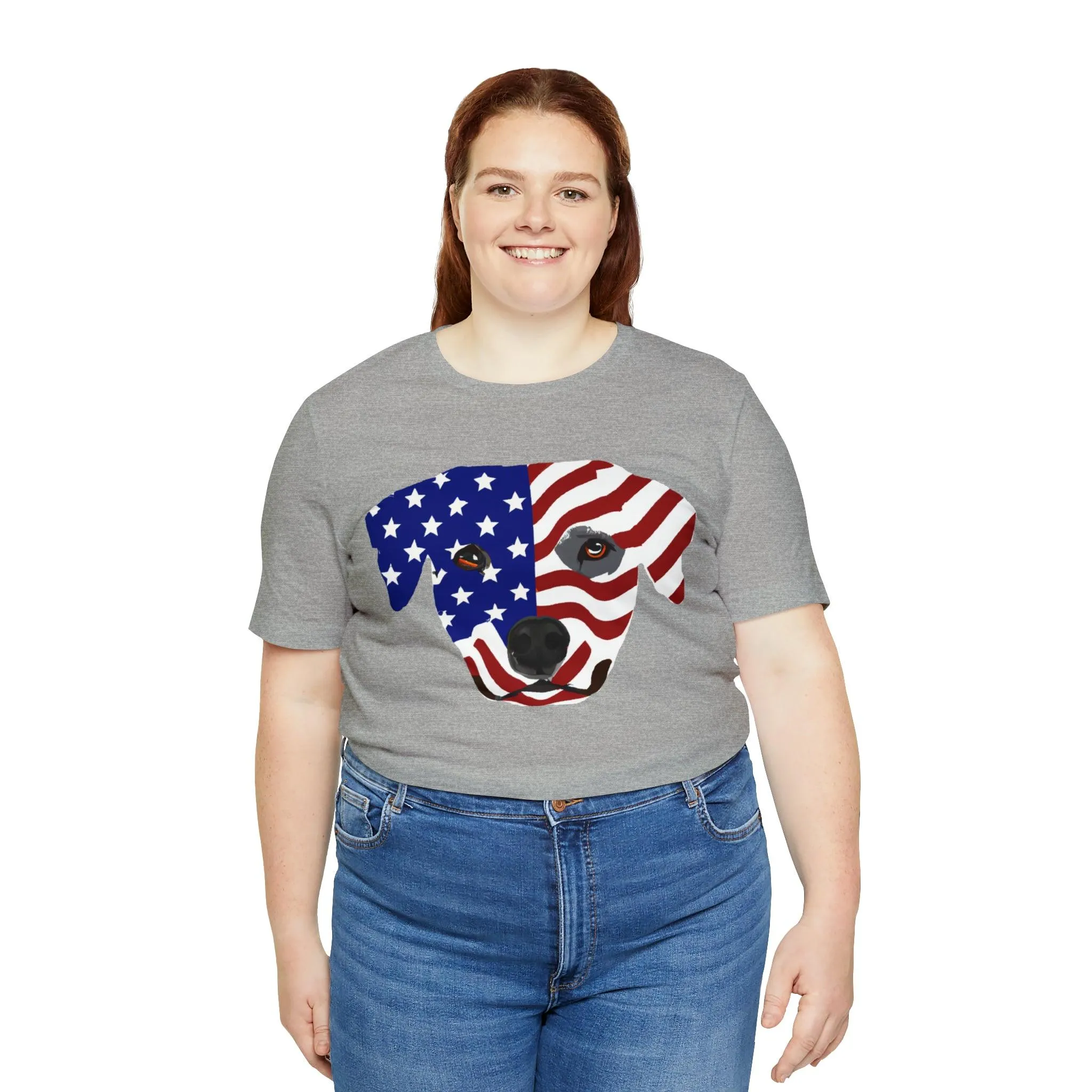 Express Your Patriotism and Love of Dogs with Dog Flag shirt: Independence Day, Fireworks, Freedom - Perfect for Women and Men
