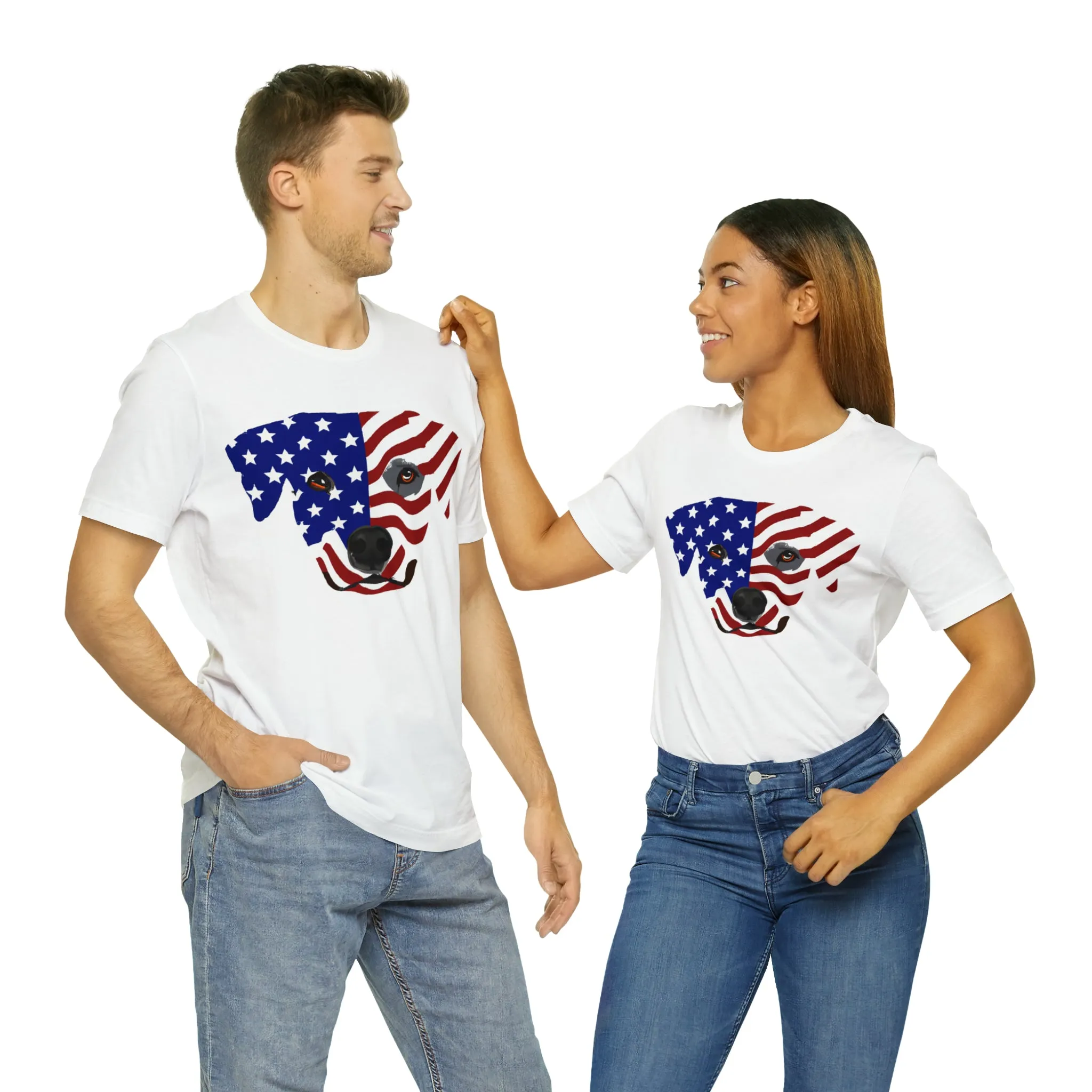 Express Your Patriotism and Love of Dogs with Dog Flag shirt: Independence Day, Fireworks, Freedom - Perfect for Women and Men