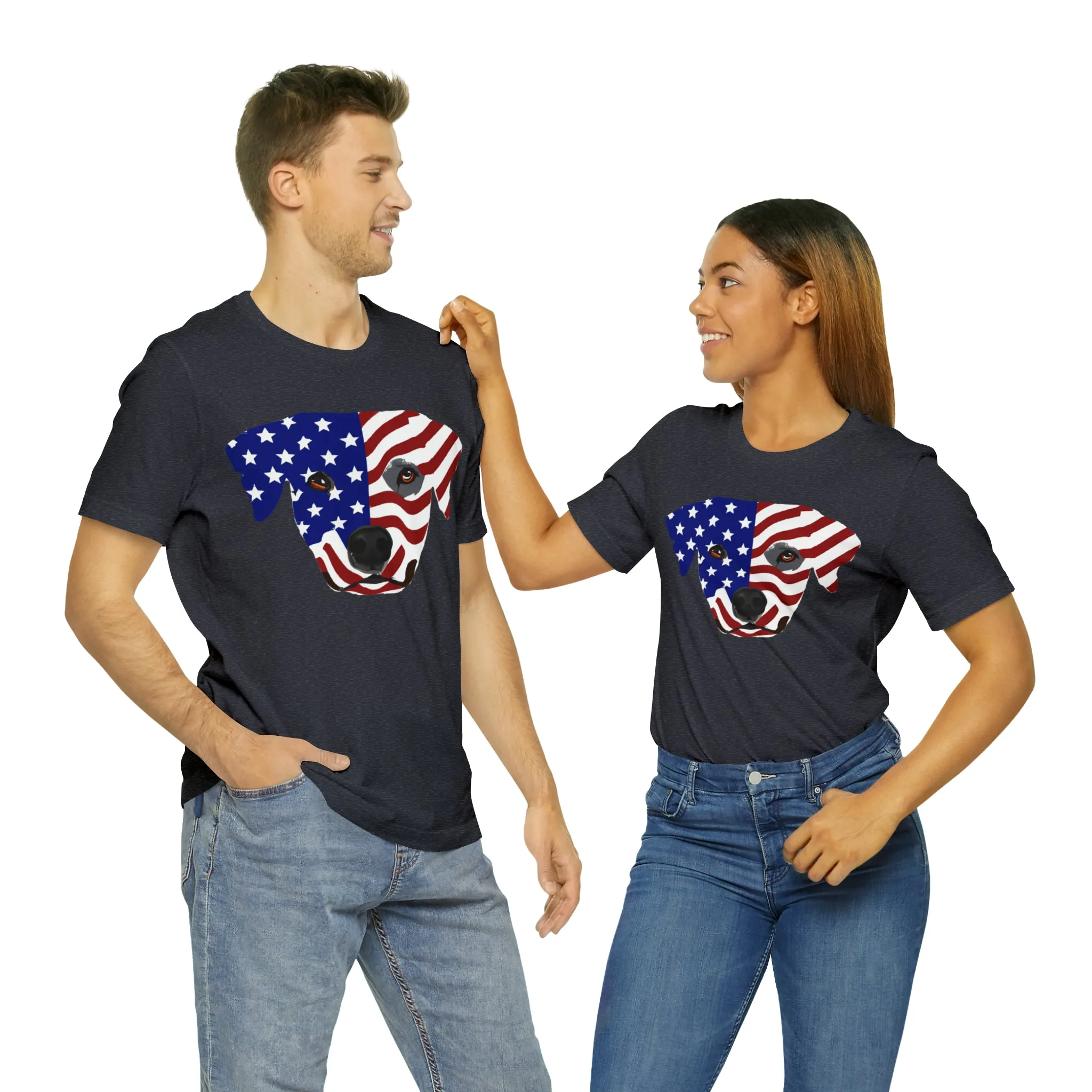 Express Your Patriotism and Love of Dogs with Dog Flag shirt: Independence Day, Fireworks, Freedom - Perfect for Women and Men
