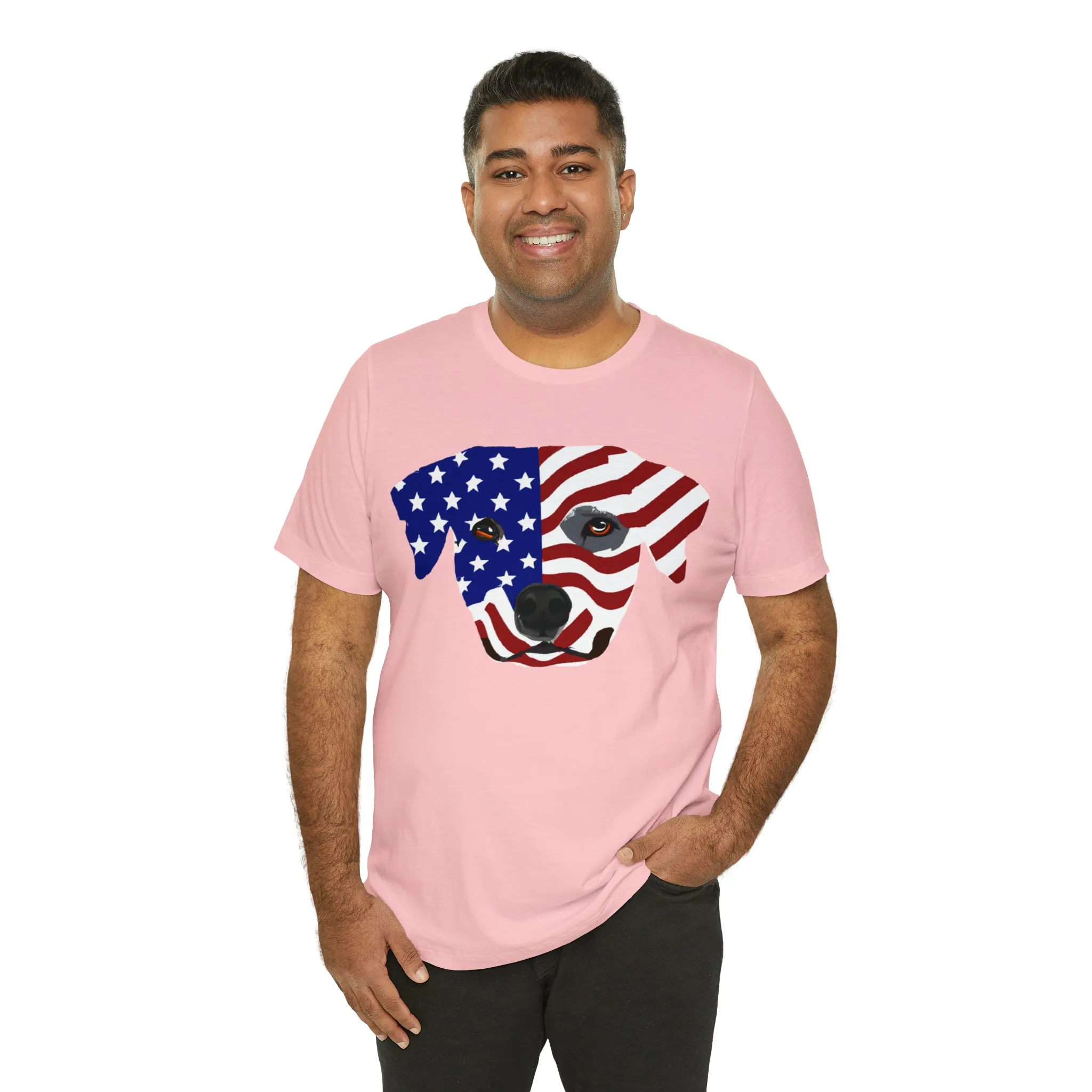 Express Your Patriotism and Love of Dogs with Dog Flag shirt: Independence Day, Fireworks, Freedom - Perfect for Women and Men