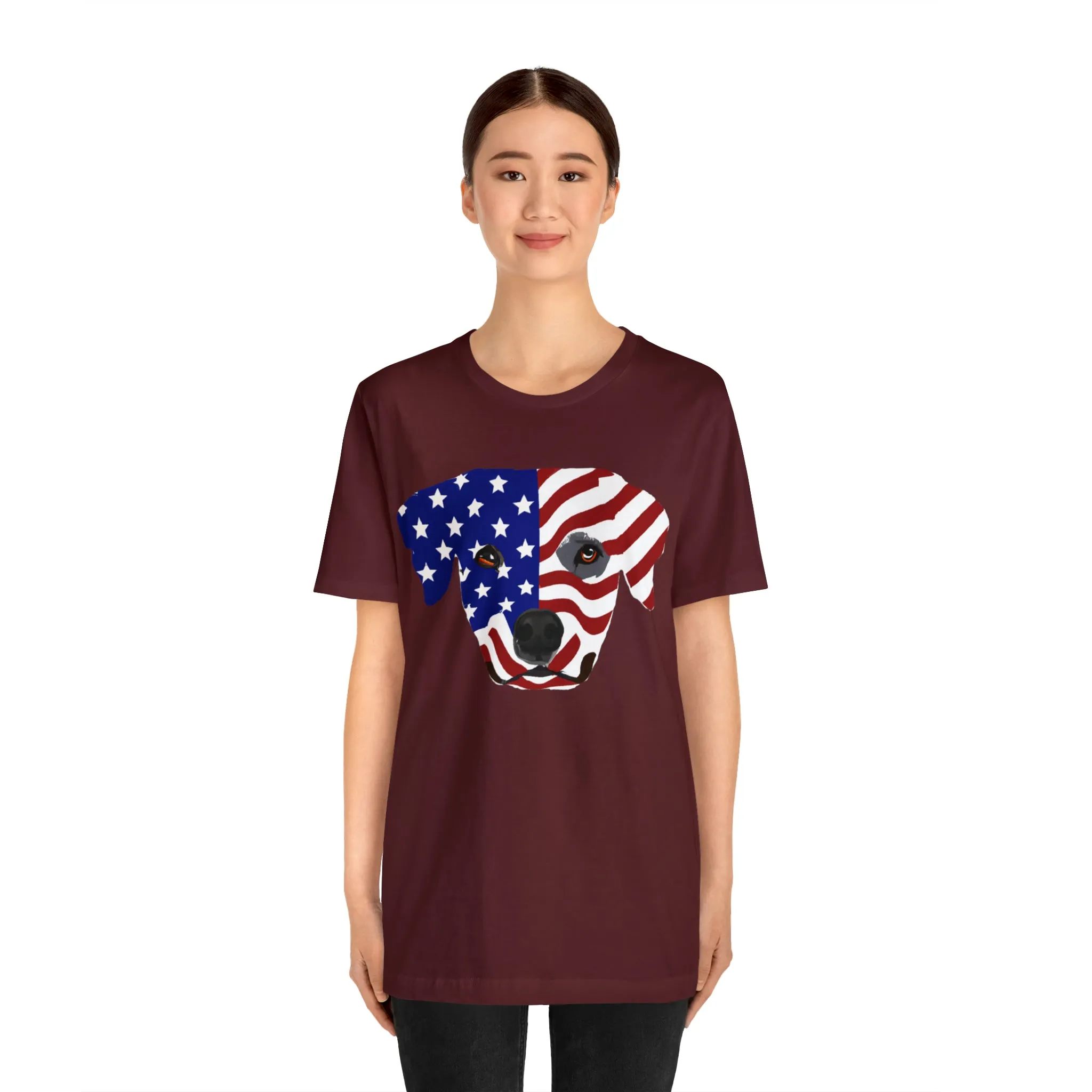 Express Your Patriotism and Love of Dogs with Dog Flag shirt: Independence Day, Fireworks, Freedom - Perfect for Women and Men