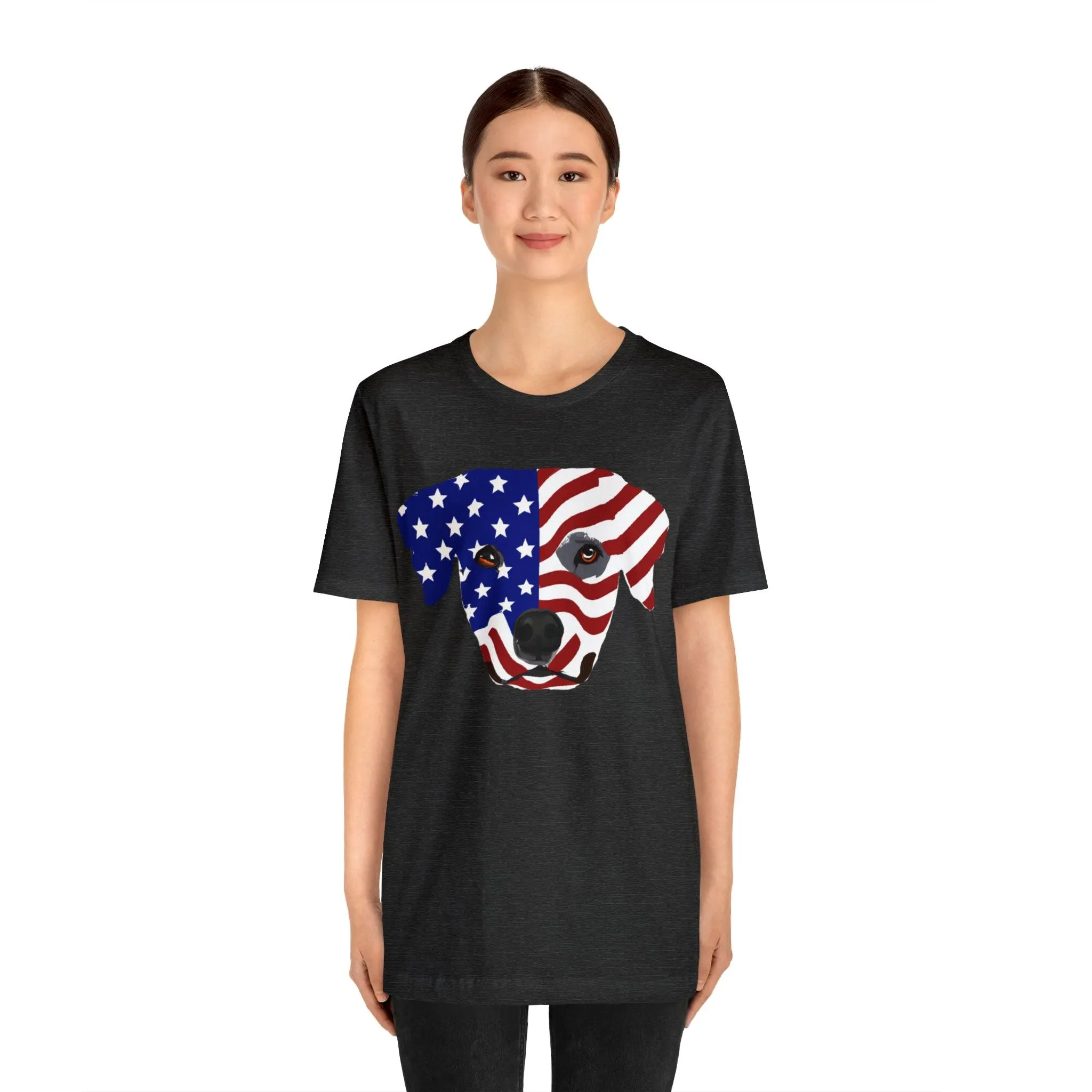 Express Your Patriotism and Love of Dogs with Dog Flag shirt: Independence Day, Fireworks, Freedom - Perfect for Women and Men