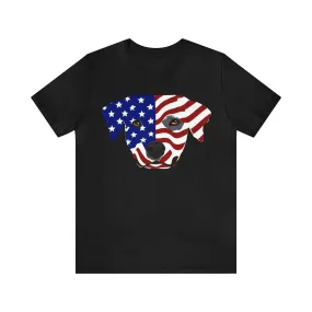 Express Your Patriotism and Love of Dogs with Dog Flag shirt: Independence Day, Fireworks, Freedom - Perfect for Women and Men