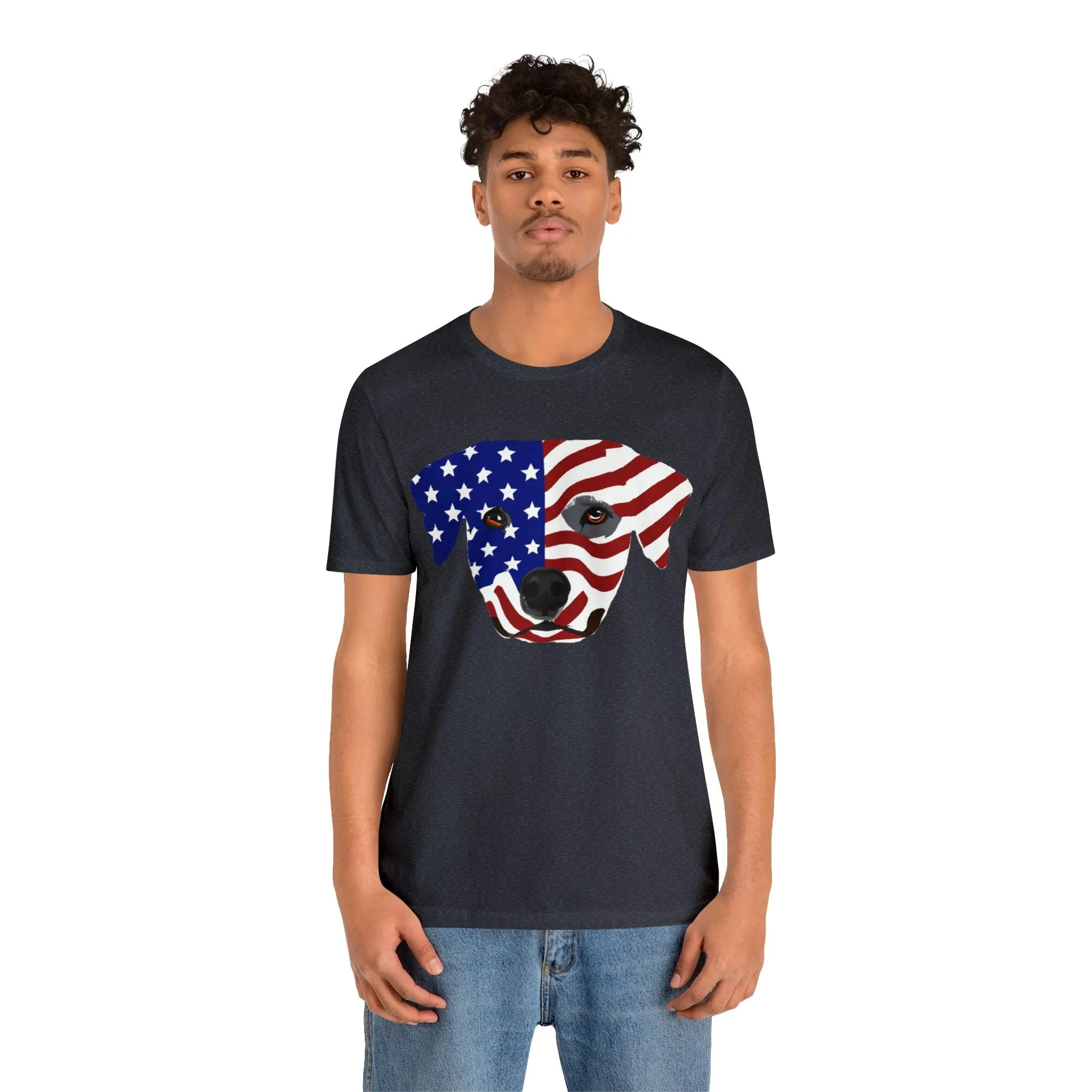 Express Your Patriotism and Love of Dogs with Dog Flag shirt: Independence Day, Fireworks, Freedom - Perfect for Women and Men