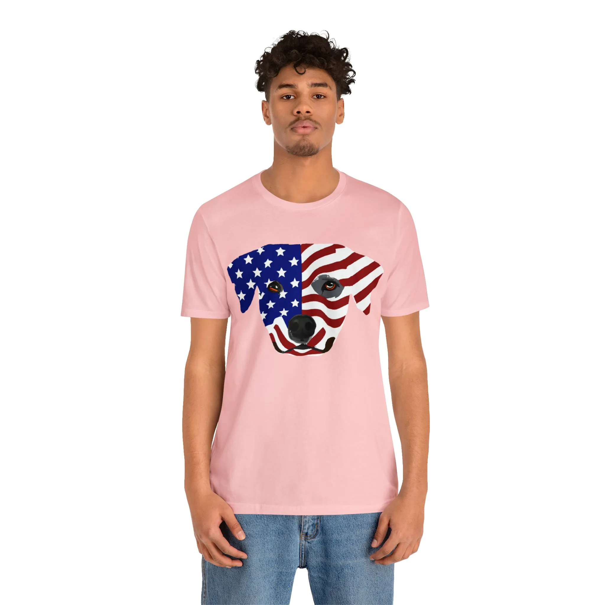 Express Your Patriotism and Love of Dogs with Dog Flag shirt: Independence Day, Fireworks, Freedom - Perfect for Women and Men