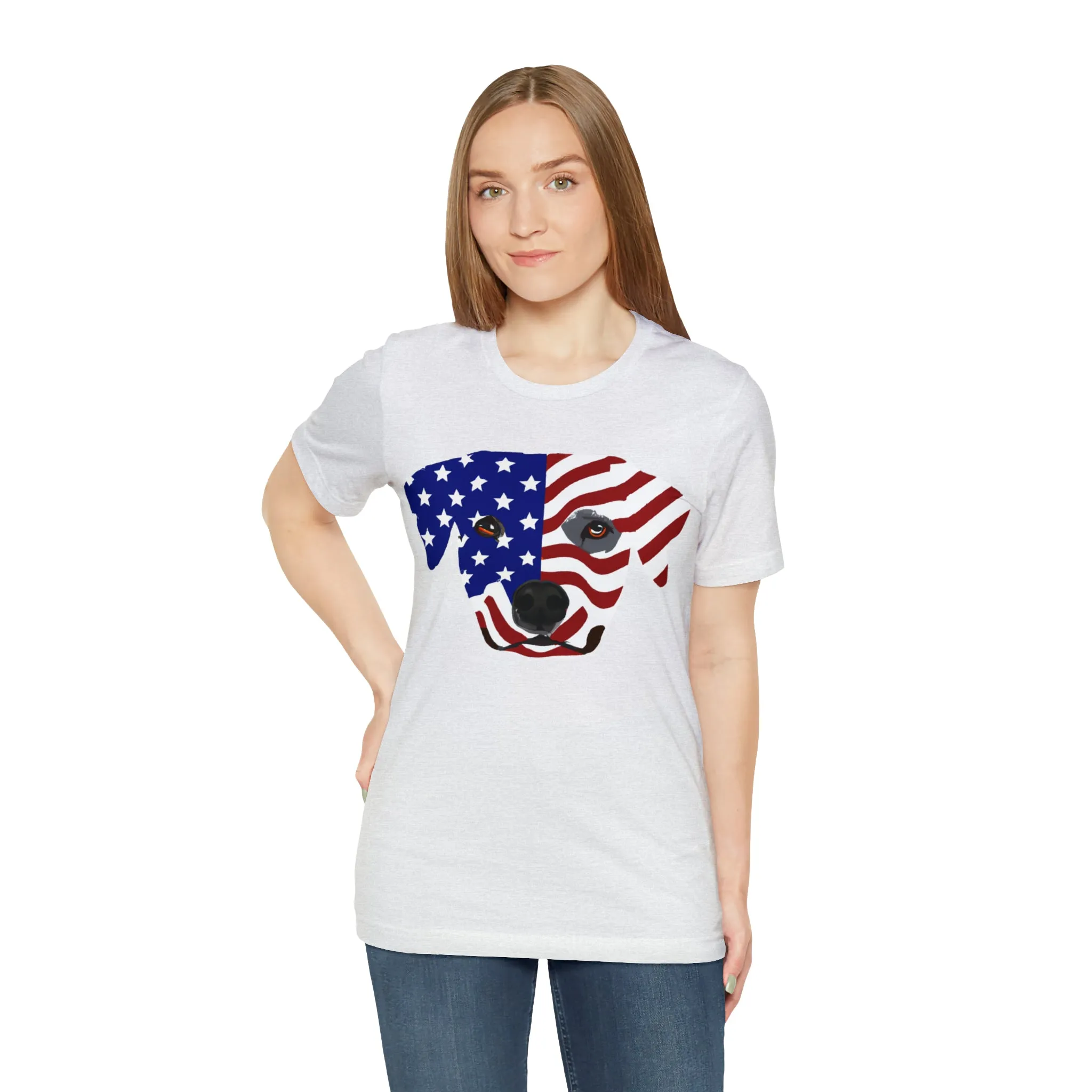 Express Your Patriotism and Love of Dogs with Dog Flag shirt: Independence Day, Fireworks, Freedom - Perfect for Women and Men