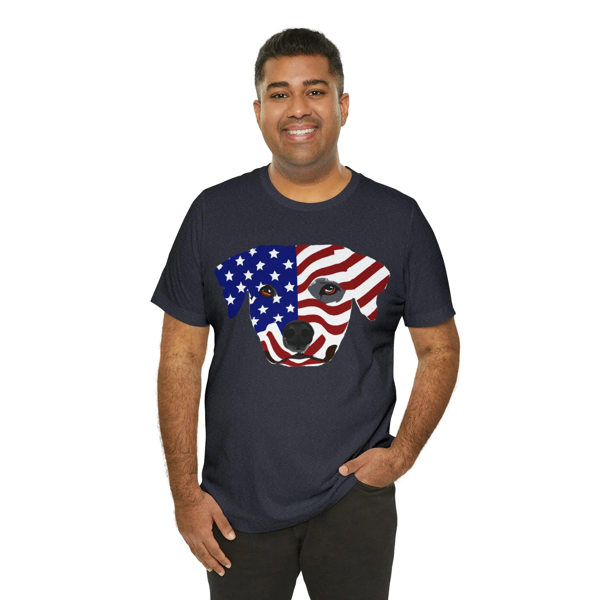 Express Your Patriotism and Love of Dogs with Dog Flag shirt: Independence Day, Fireworks, Freedom - Perfect for Women and Men