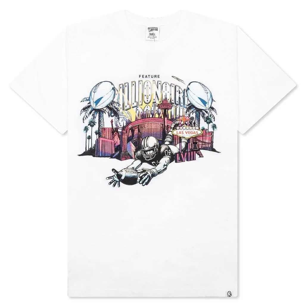 Feature x Billionaire Boys Club Touchdown Short Sleeve Tee - White