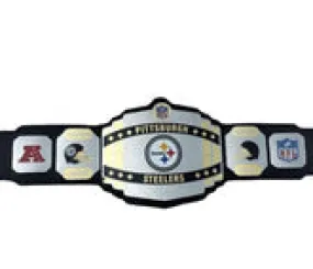 PITTSBURGH STEELERS SUPER BOWL NFL CHAMPIONSHIP REPLICA TITLE 2MM BRASS BELT