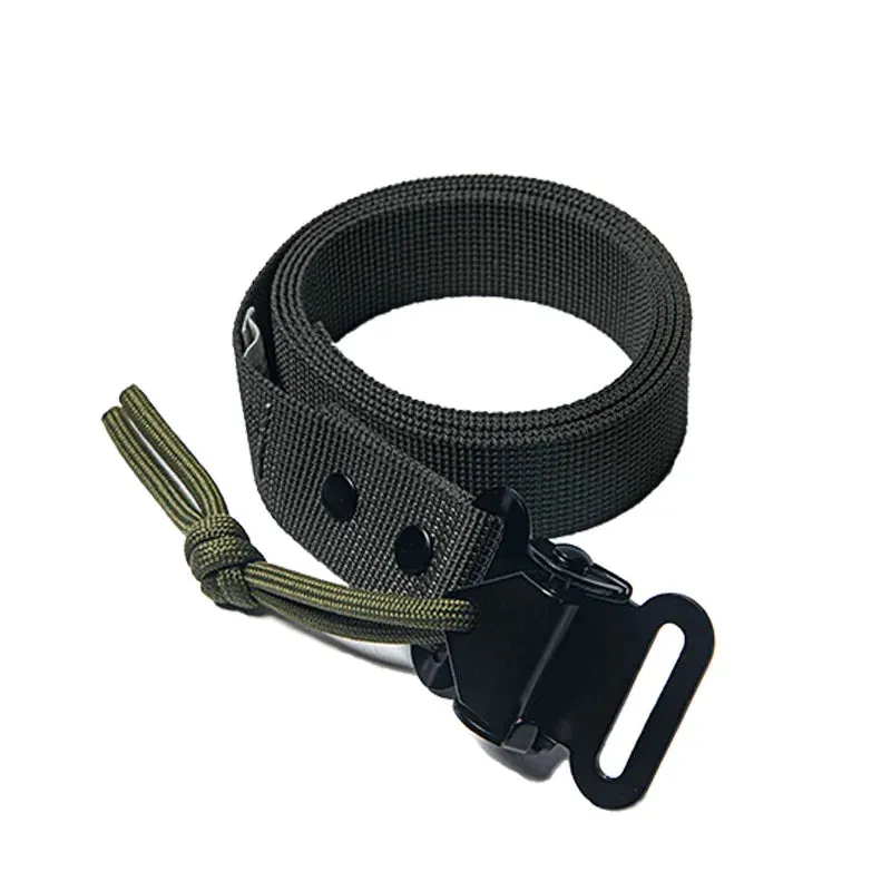 Retro SAS Quick-Buckle Military Belt - Army Green Tactical Automatic Men's Belt